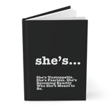 She's... Hardcover Journal Matte