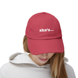 She’s... Distressed Cap