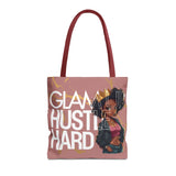 Glam Up HUSTLE HARD Tote Bag (AOP)