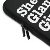 She's Too Glam to Give A Damn Laptop Sleeve
