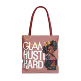 Glam Up HUSTLE HARD Tote Bag (AOP)