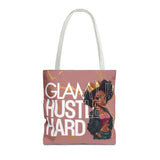 Glam Up HUSTLE HARD Tote Bag (AOP)